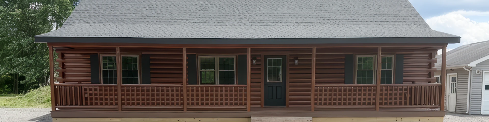 Manufactured home exterior from Tri-County Homes